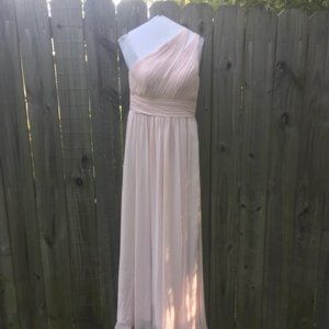 Azazie Dress - Molly in Blushing Pink